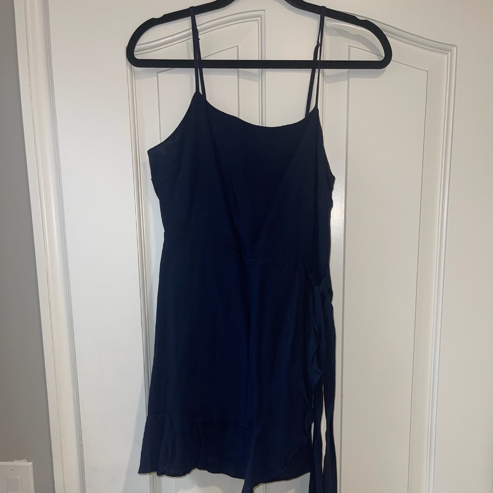 COTTON CANDY LA- Dark Blue/Black Mini Dress